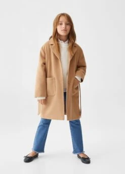 Manteau Revers Ceinture