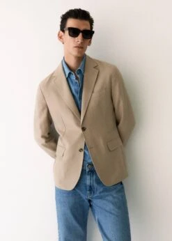 Veste Slim Fit Structurée Coton -Vêtements Pascher 57044760 08 D5