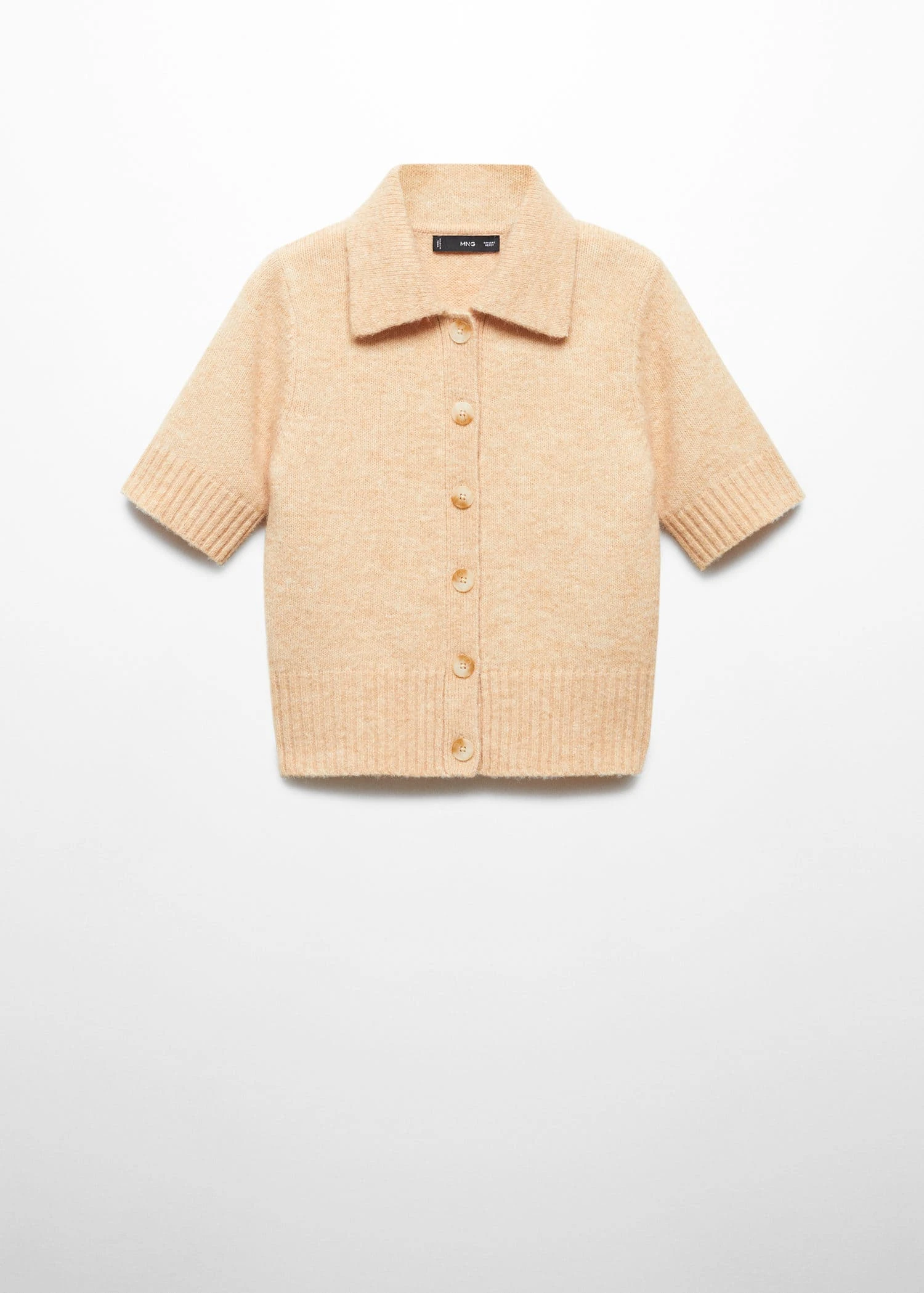 Cardigan Manches Courtes Col Chemise 10 Cardigan Manches Courtes Col Chemise – Image 8