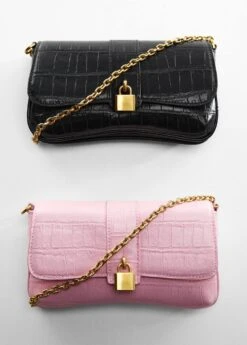 Sac Chaîne Effet Croco -Vêtements Pascher 57045798 84 D5