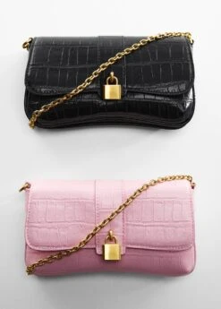 Sac Chaîne Effet Croco -Vêtements Pascher 57045798 99 D5