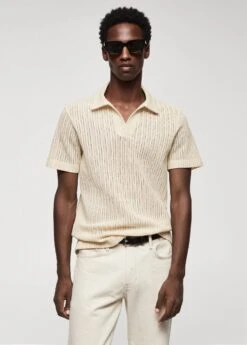 Polo Crochet 100 % Coton