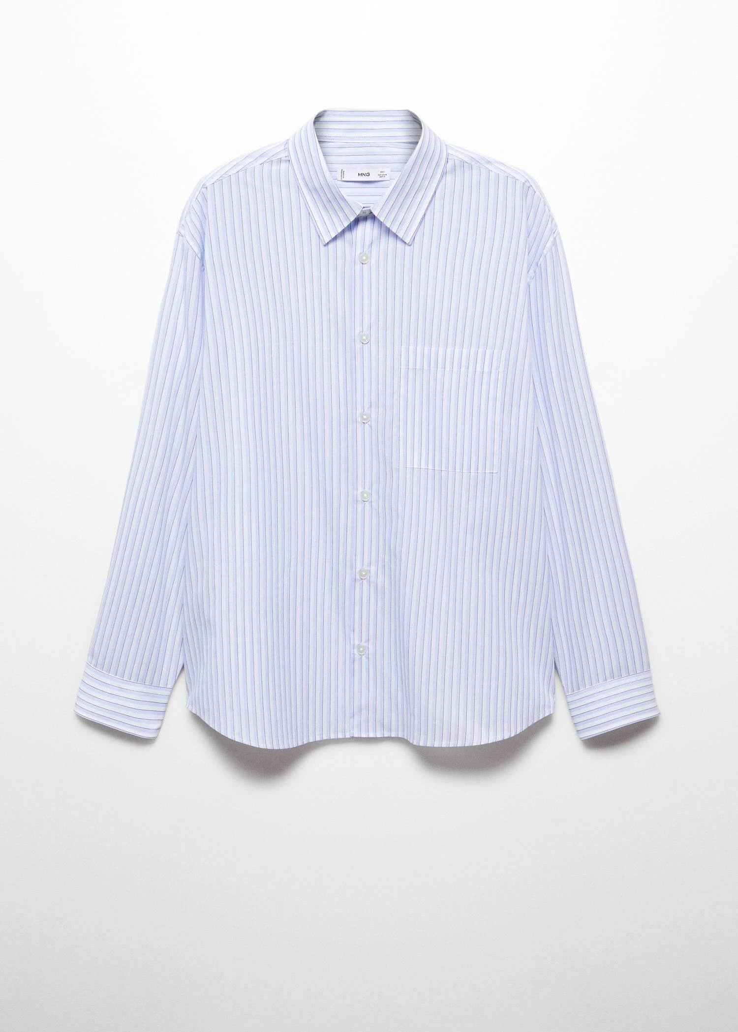 Chemise Oversize Coton Rayures 10 Chemise Oversize Coton Rayures – Image 8