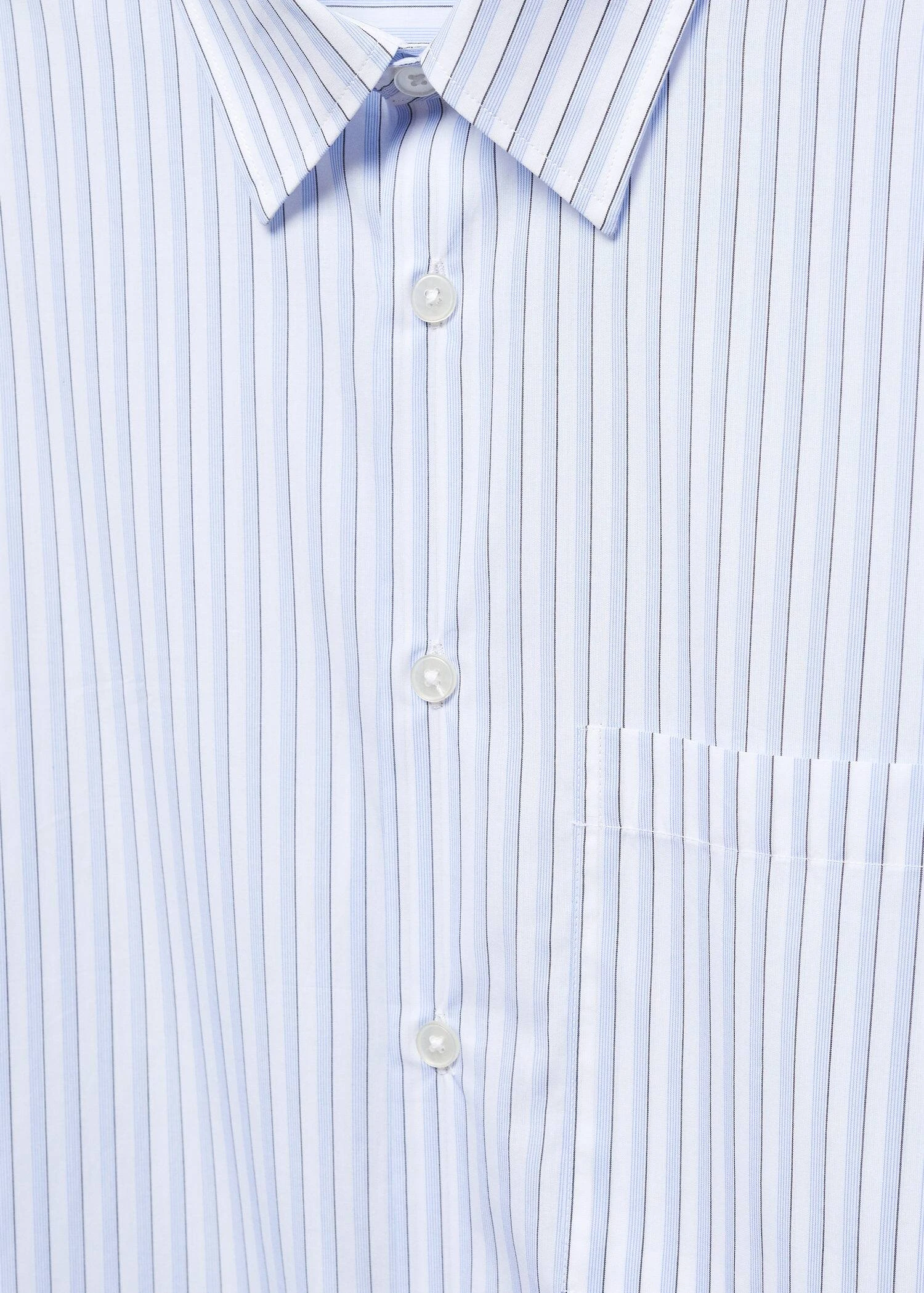 Chemise Oversize Coton Rayures 9 Chemise Oversize Coton Rayures – Image 7