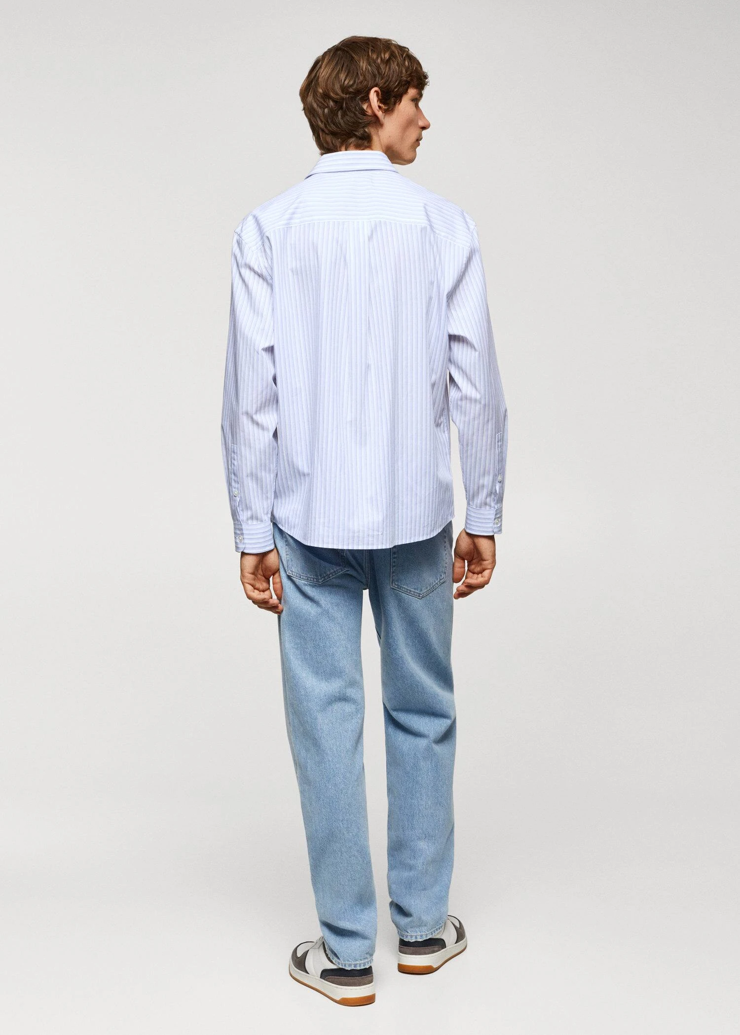 Chemise Oversize Coton Rayures 5 Chemise Oversize Coton Rayures – Image 3