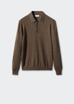 Polo Laine Manches Longues Chiné -Vêtements Pascher 57045956 37 B