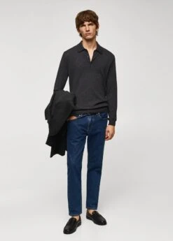 Polo Laine Manches Longues Chiné -Vêtements Pascher 57045956 95 99999999 01