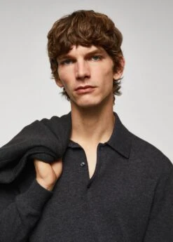 Polo Laine Manches Longues Chiné -Vêtements Pascher 57045956 95 D1