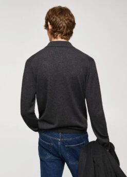 Polo Laine Manches Longues Chiné -Vêtements Pascher 57045956 95 R