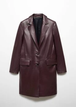 Manteau Cuir Revers -Vêtements Pascher 57045988 78 B