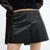 Minijupe Plissée Similicuir -Vêtements Pascher 57046713 99
