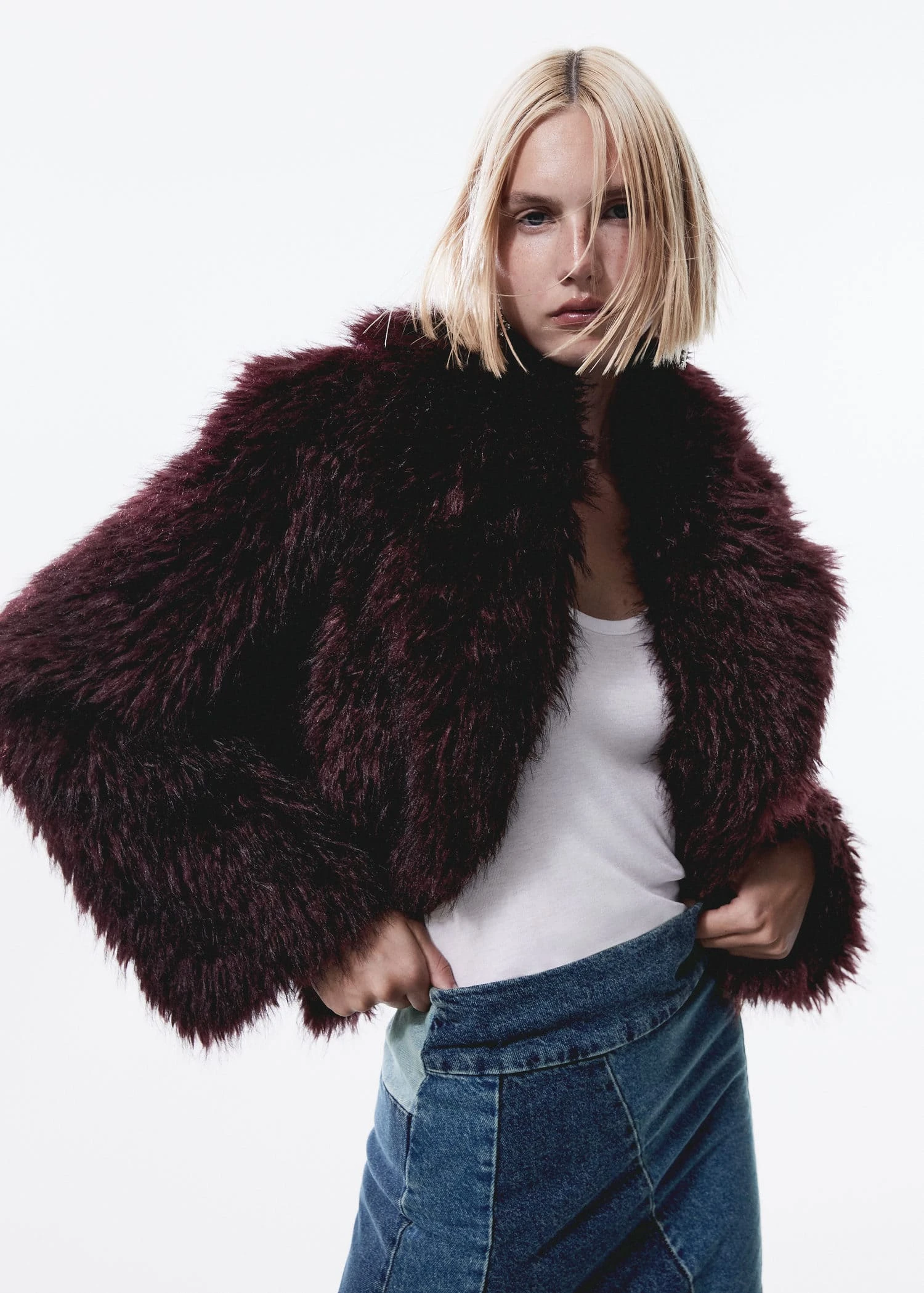 Veste Courte Fausse Fourrure 3 Veste Courte Fausse Fourrure