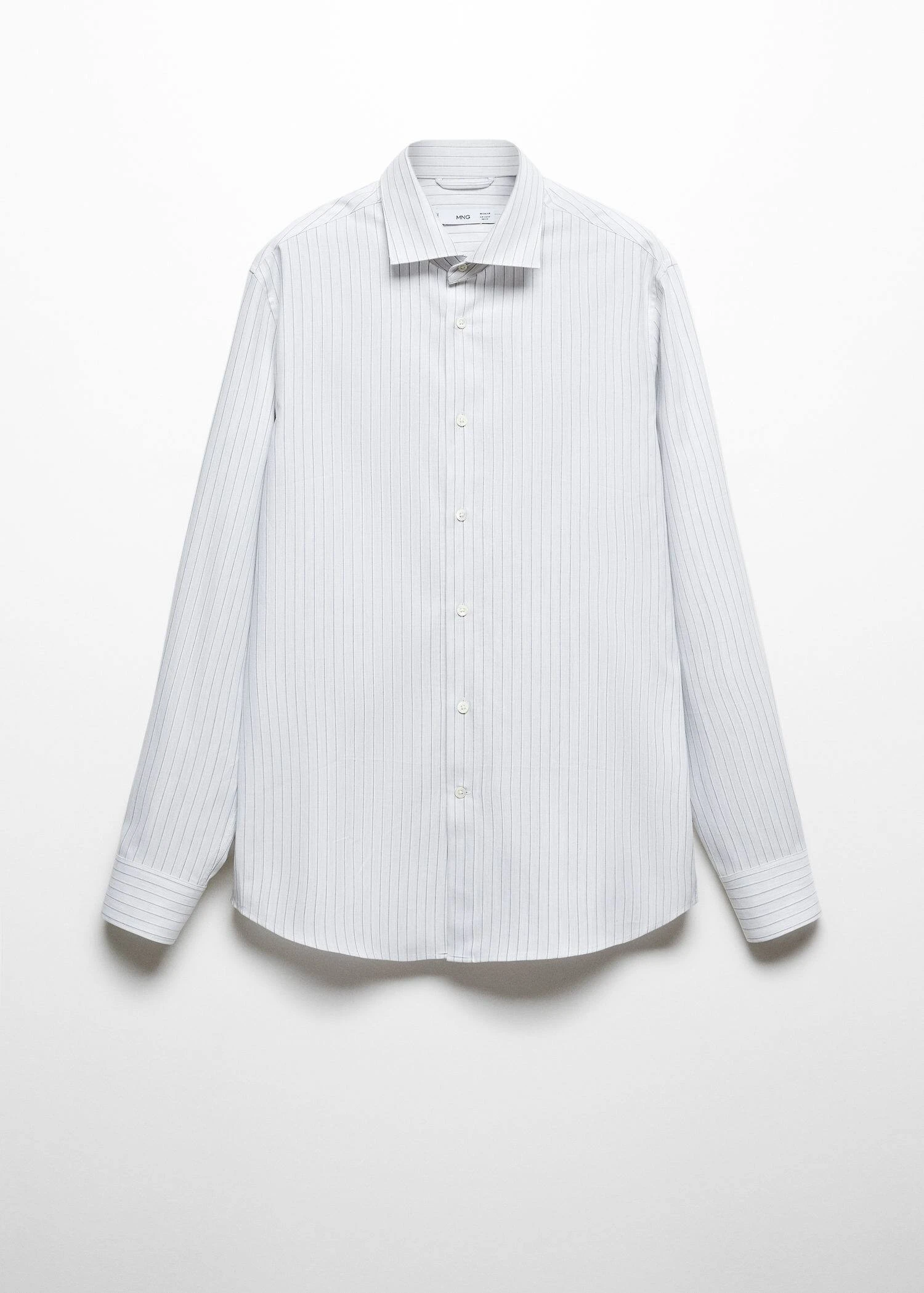 Chemise Structurée Fines Rayures 10 Chemise Structurée Fines Rayures – Image 8