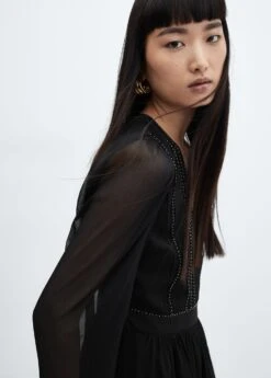 Robe Fluide Détail Perles -Vêtements Pascher 57048271 99 D6