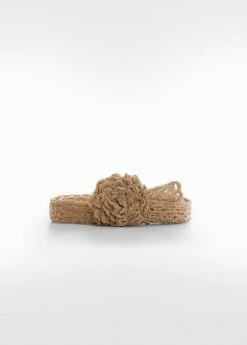 Ceinture à Boucle Fleur
