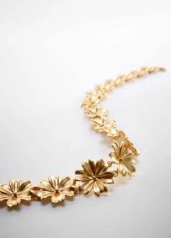 Ceinture Métallique Fleurs 9 Ceinture Métallique Fleurs -Vêtements Pascher 57050037 OR D5