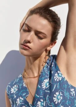 Gilet Lin Fleuri 11 Gilet Lin Fleuri -Vêtements Pascher 57050080 52 D1