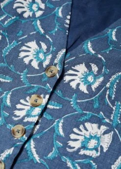 Gilet Lin Fleuri 12 Gilet Lin Fleuri -Vêtements Pascher 57050080 52 D8