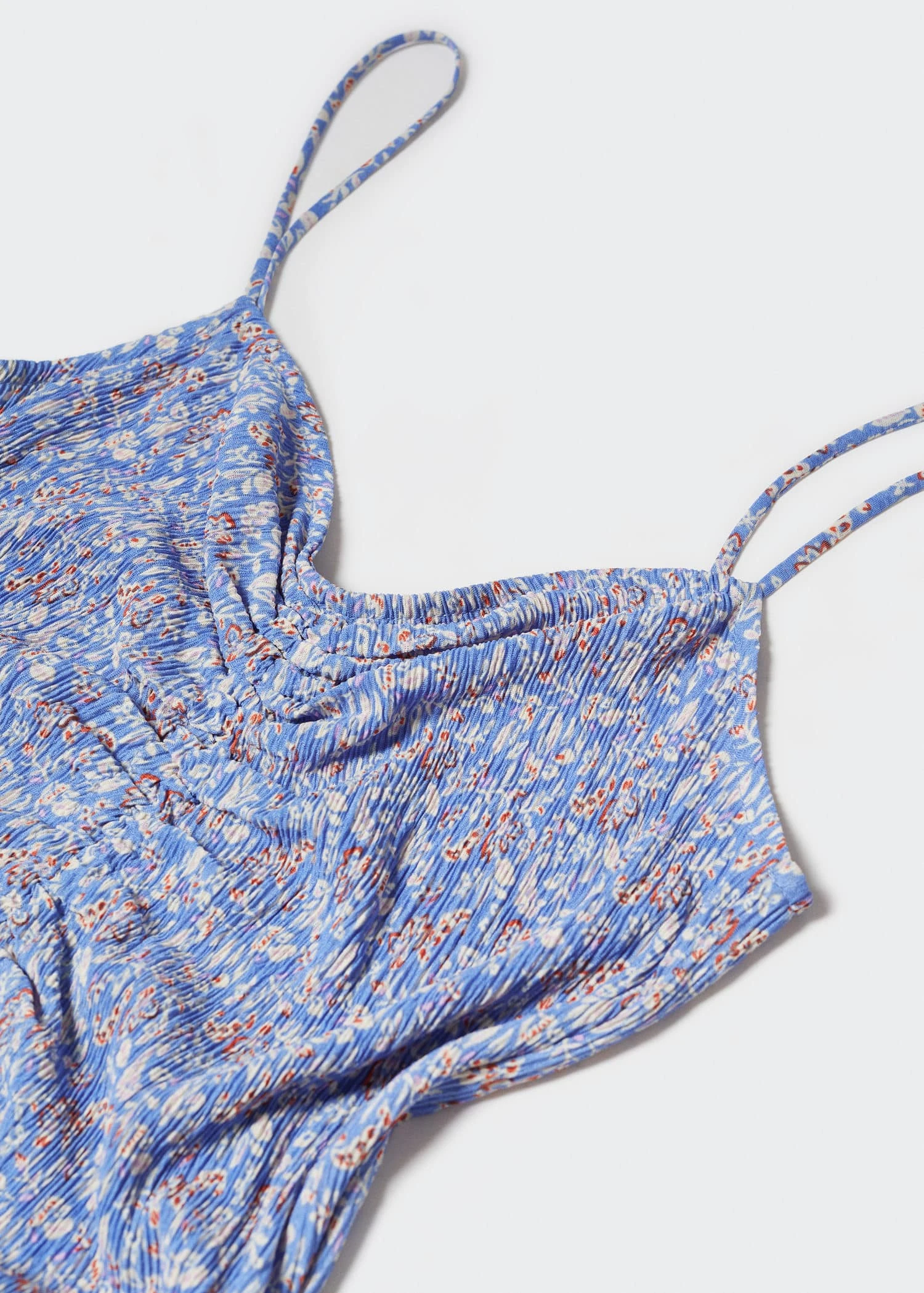 Robe à Fleurs Détail Froncé 17 Robe à Fleurs Détail Froncé – Image 15