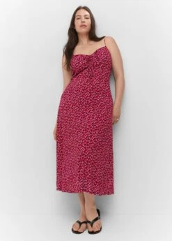 Robe à Fleurs Détail Froncé 24 Robe à Fleurs Détail Froncé -Vêtements Pascher 57050177 70 D4