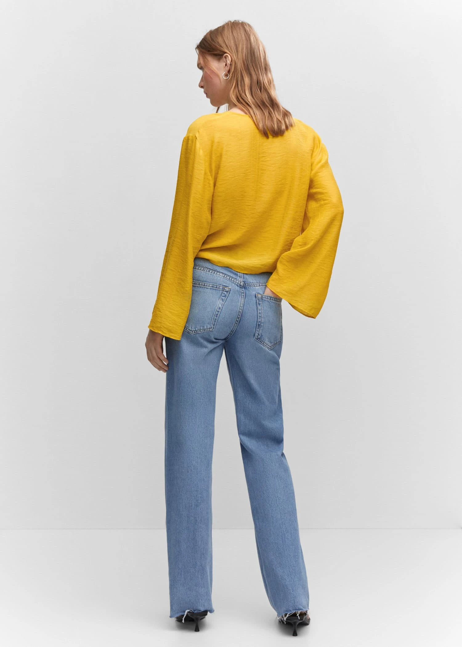 Blouse Manches Cloche Nœud 13 Blouse Manches Cloche Nœud – Image 11