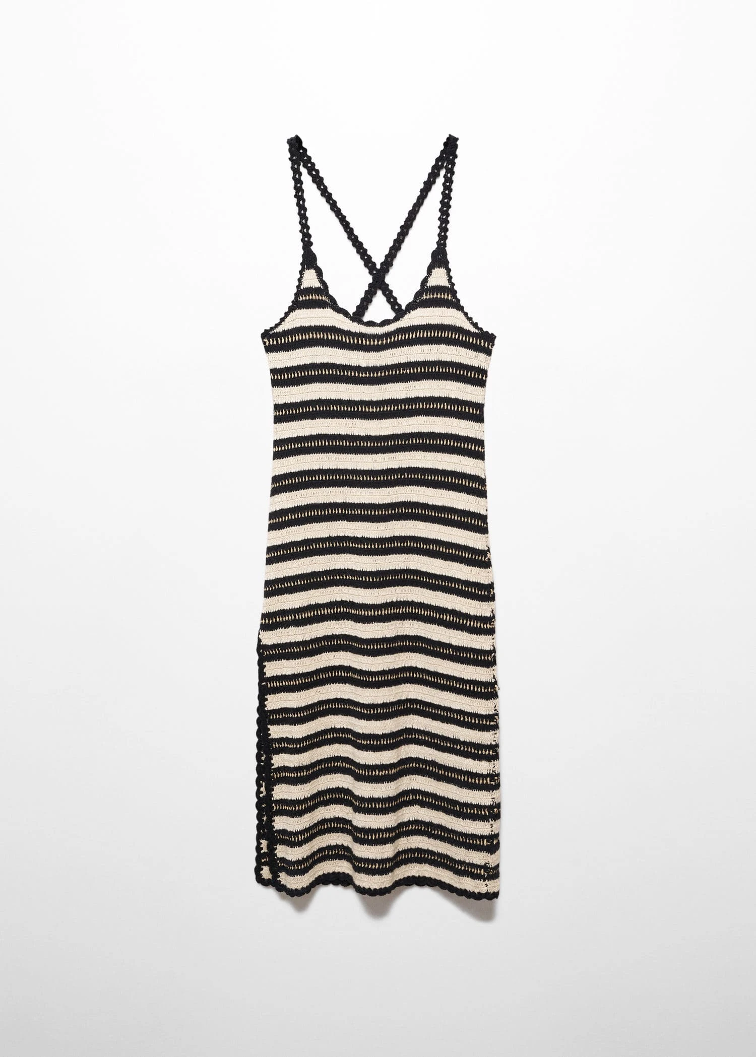 Robe Crochet à Rayures 11 Robe Crochet à Rayures – Image 9