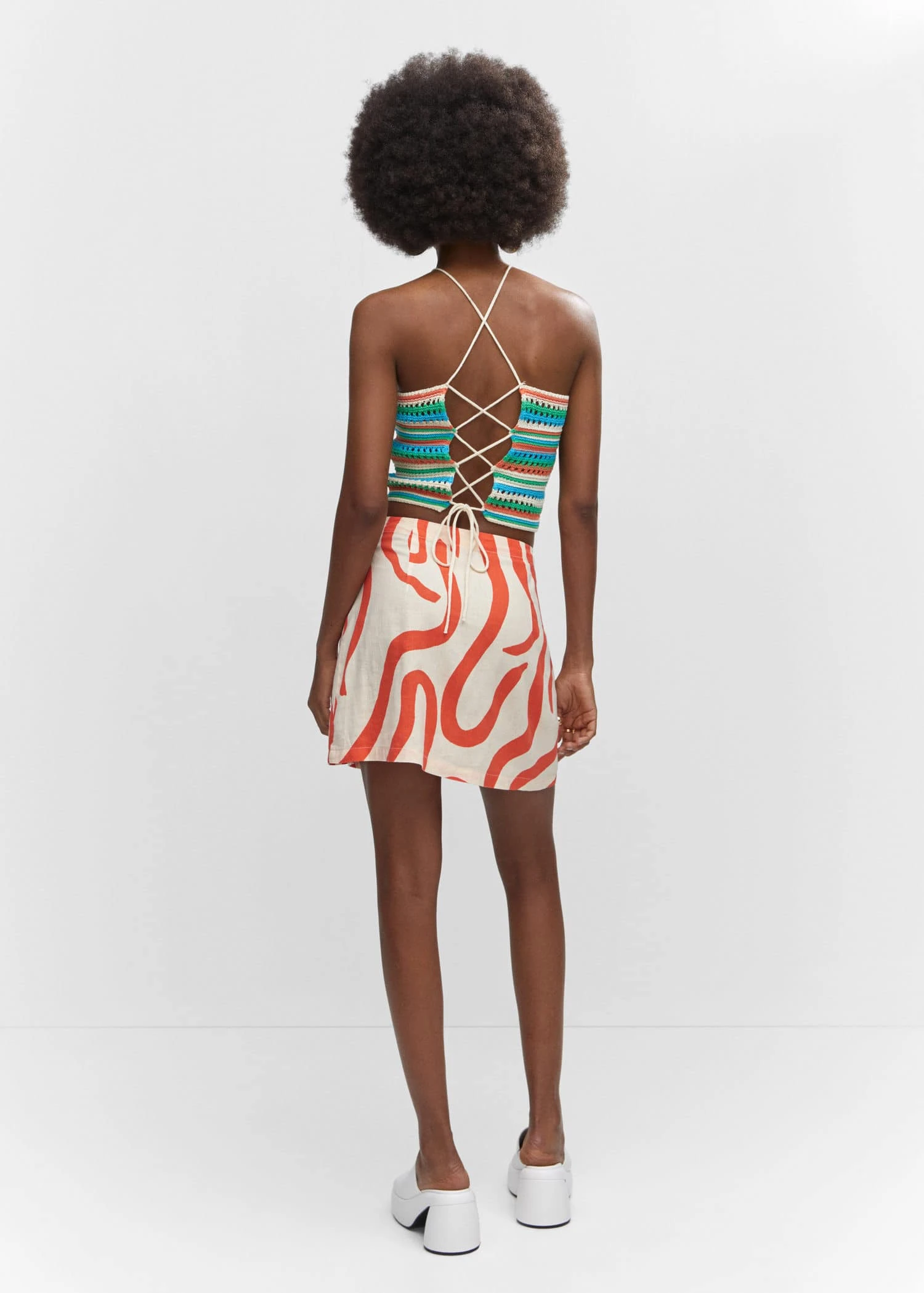 Jupe Imprimée Lin 5 Jupe Imprimée Lin – Image 3