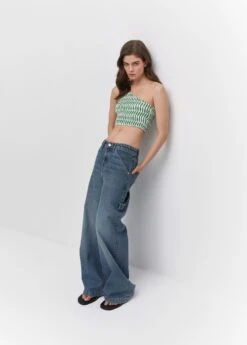 Top Asymétrique Froncé -Vêtements Pascher 57050267 43 D2