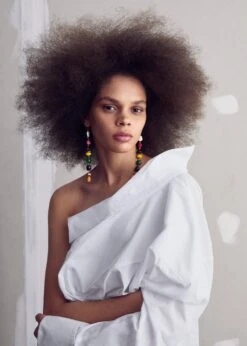 Boucles D'oreilles Perles Combinées -Vêtements Pascher 57050451 OR D9