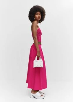 Jupe Longue Avec Détail à Pinces -Vêtements Pascher 57050470 88 D2