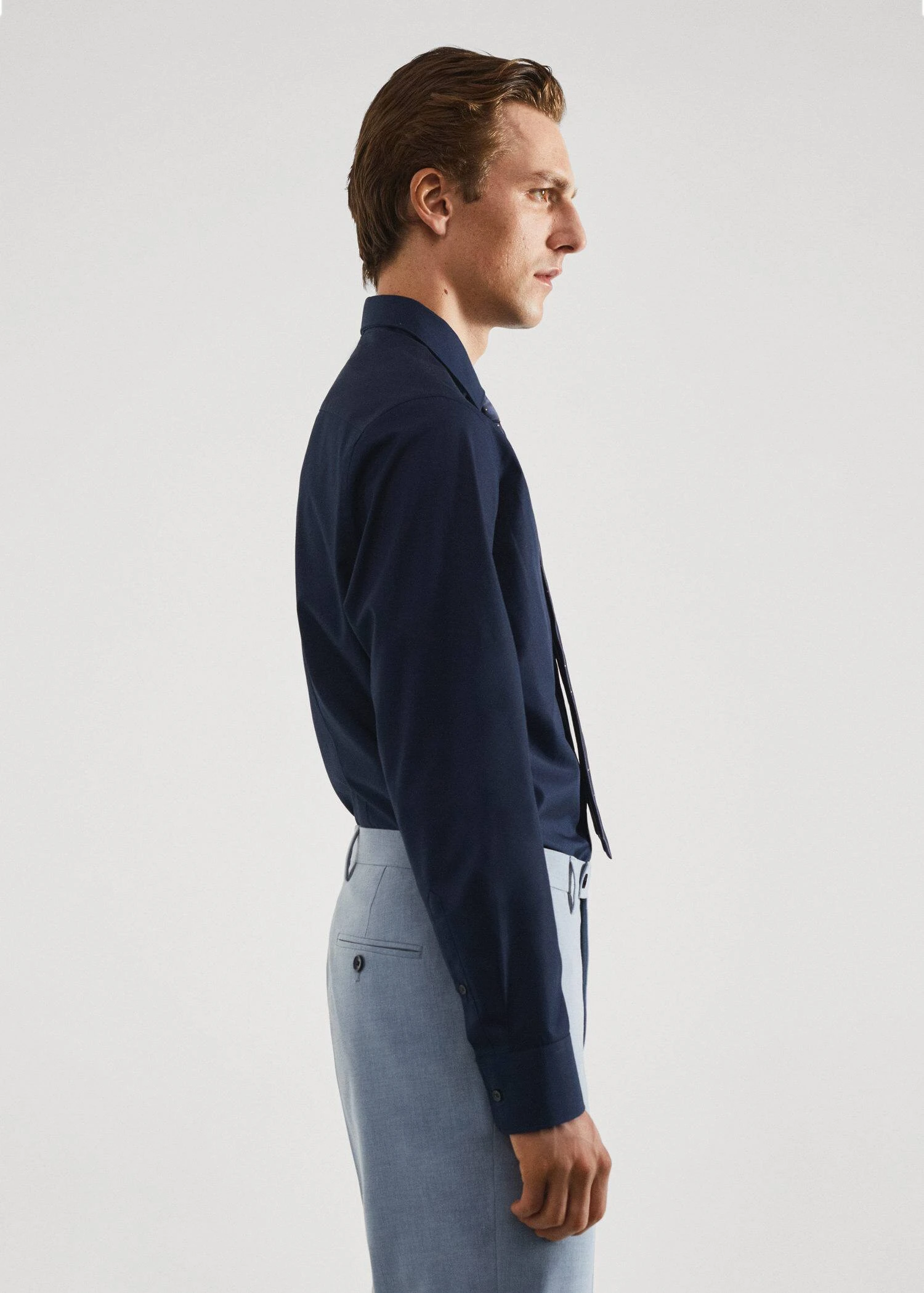 Chemise Costume Slim-fit Popeline Coton 21 Chemise Costume Slim-fit Popeline Coton – Image 19