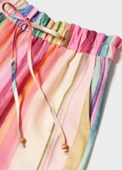 Pantalon Lin Rayures Multicolores -Vêtements Pascher 57051174 85 D8