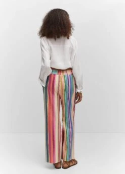 Pantalon Lin Rayures Multicolores -Vêtements Pascher 57051174 85 R