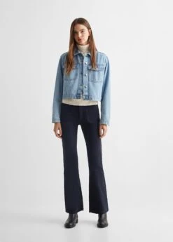 Blouson Crop Denim -Vêtements Pascher 57051501 TM 99999999 01