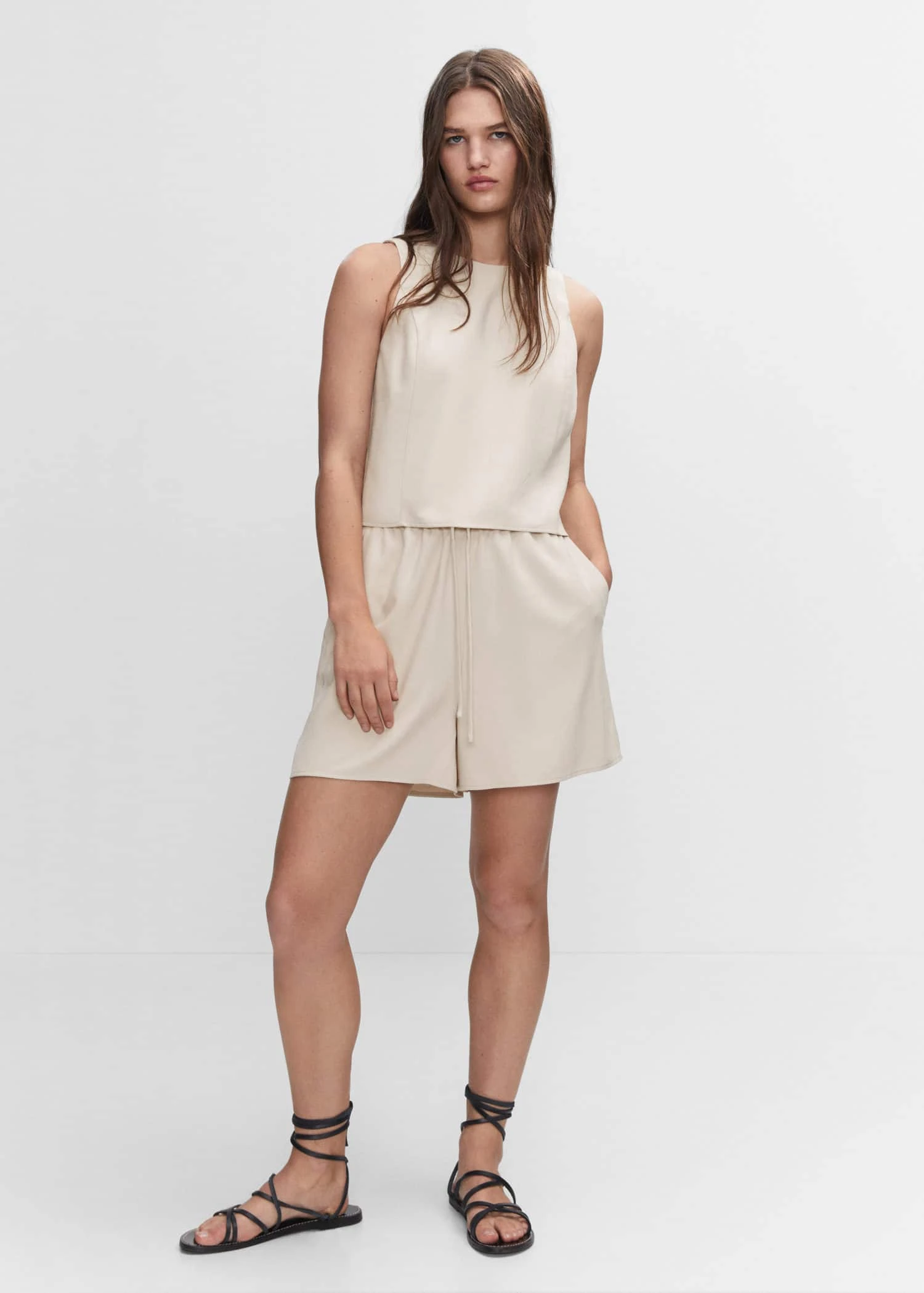 Crop Top Bretelles Larges 4 Crop Top Bretelles Larges – Image 2