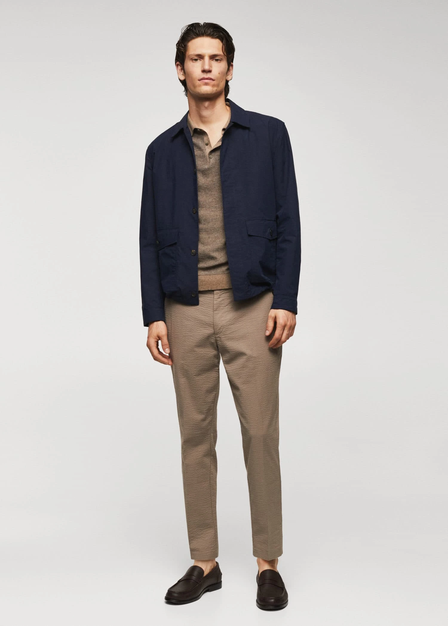 Veste Légère Coton Poches 4 Veste Légère Coton Poches – Image 2