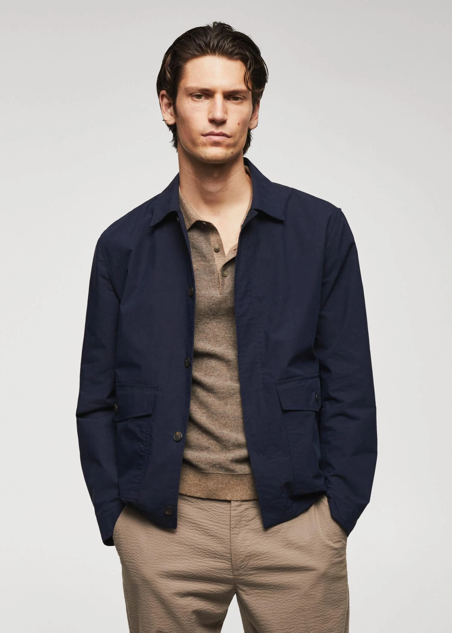 Veste Légère Coton Poches 3 Veste Légère Coton Poches