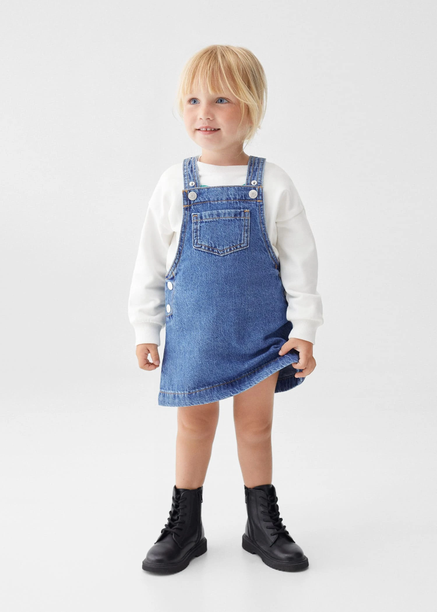 Salopette Courte En Jean 4 Salopette Courte En Jean – Image 2