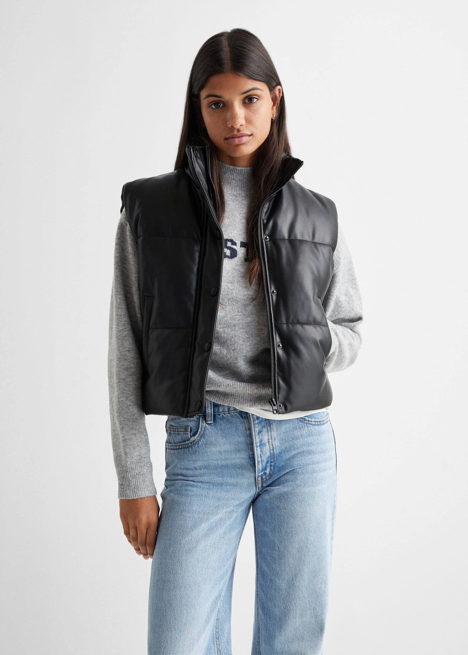 Gilet Effet Cuir 3 Gilet Effet Cuir