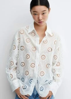 Chemise Détails Ajourés Broderies -Vêtements Pascher 57052887 01 D2