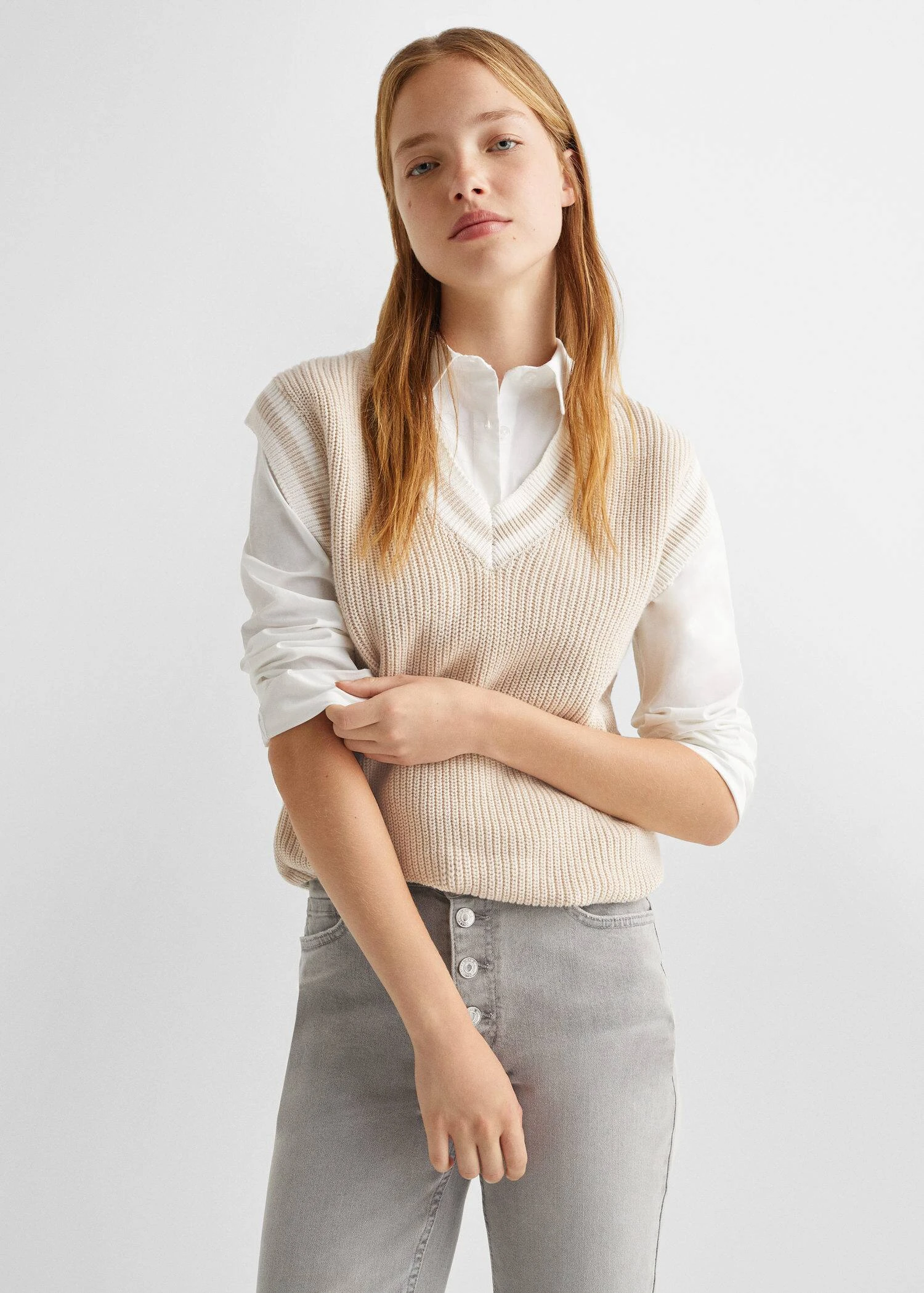 Gilet Maille Coton 10 Gilet Maille Coton – Image 8