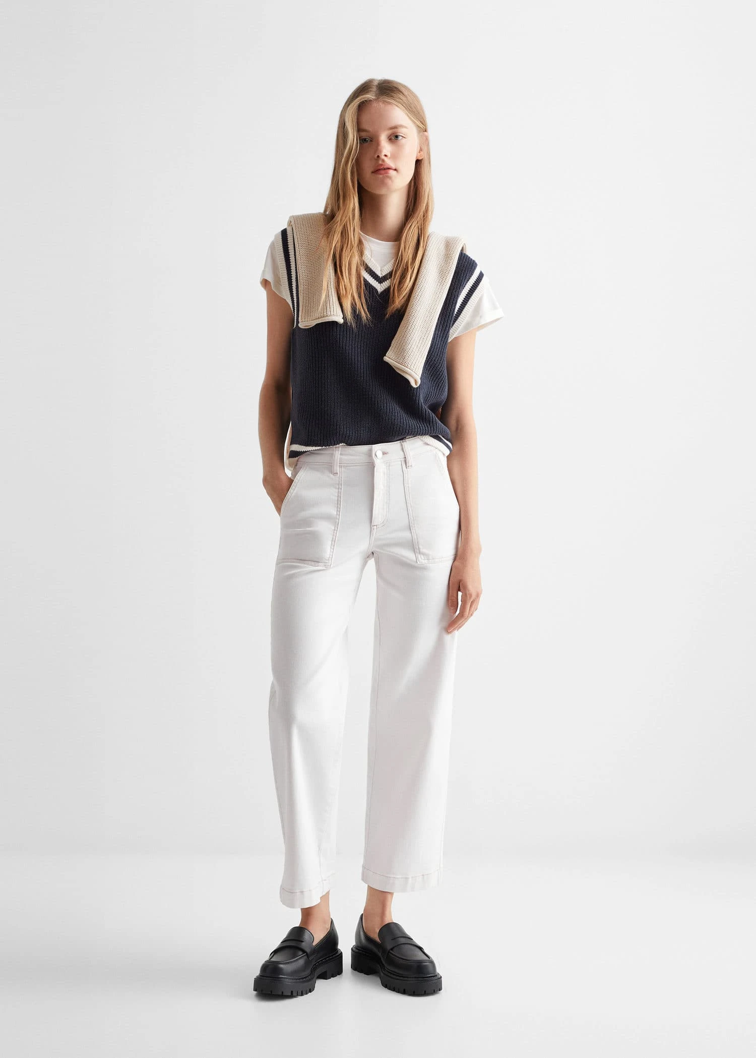 Gilet Maille Coton 4 Gilet Maille Coton – Image 2