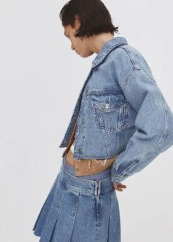Blouson Jean Crop -Vêtements Pascher 57053804 TM D7