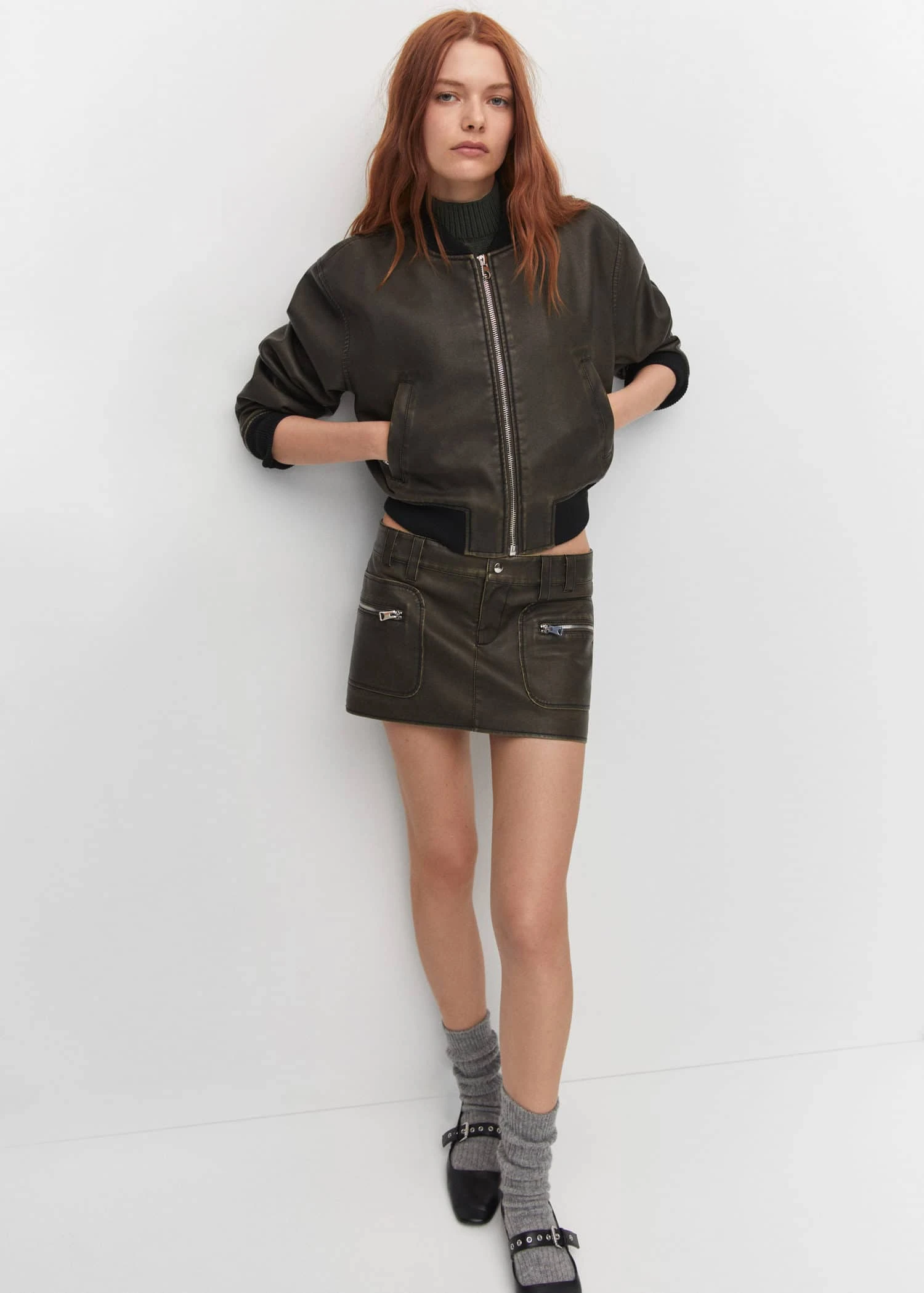 Jupe Similicuir Effet Usé 6 Jupe Similicuir Effet Usé – Image 4