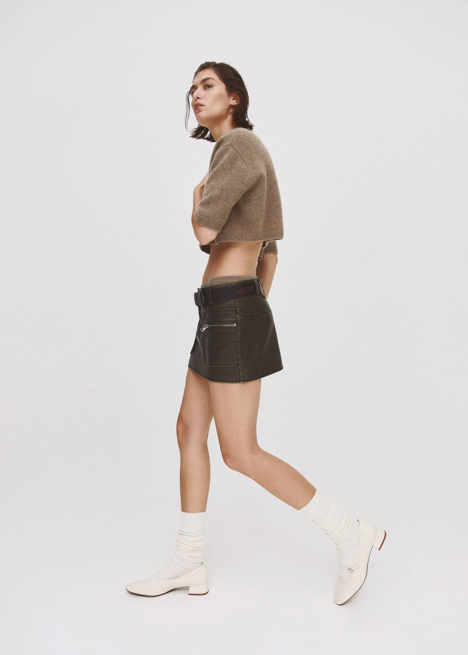 Jupe Similicuir Effet Usé 8 Jupe Similicuir Effet Usé – Image 6