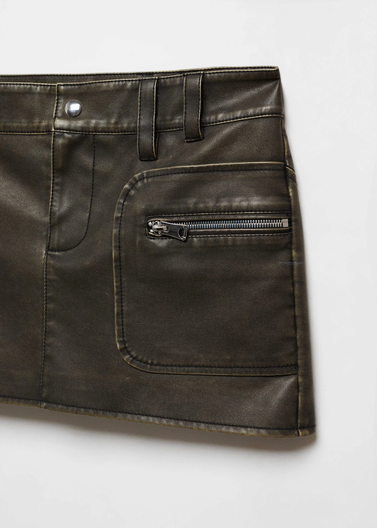 Jupe Similicuir Effet Usé 9 Jupe Similicuir Effet Usé – Image 7