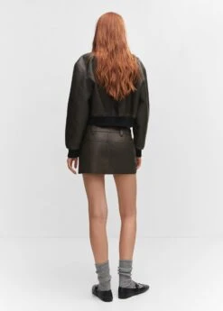 Jupe Similicuir Effet Usé 13 Jupe Similicuir Effet Usé -Vêtements Pascher 57054406 99 R