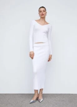 Jupe Crayon En Maille -Vêtements Pascher 57054415 05 99999999 01