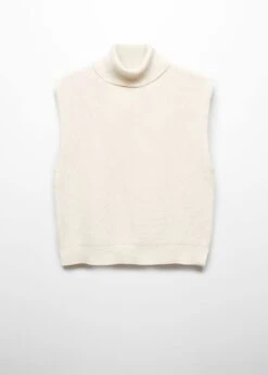 Gilet Maille Côtelée