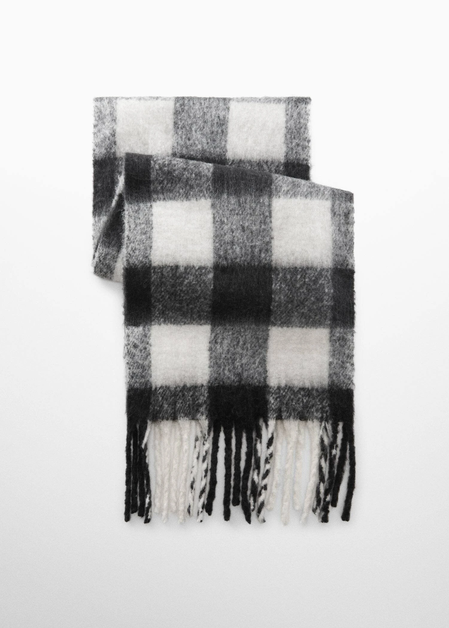Écharpe à Carreaux En Maille 4 Écharpe à Carreaux En Maille – Image 2